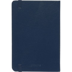 Бизнес-блокнот Attache (100x150 мм) А6, ЭССЕ,балакр,резин,клетка,синий, 80л - фото 8