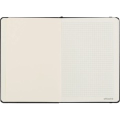 Бизнес-блокнот Attache А5(148x218мм), ЭССЕ,балакр,резин,клетка,черный,80 л - фото 6