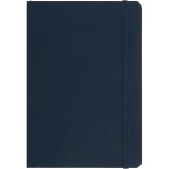 Бизнес-блокнот Attache А5 (148x218 мм), ЭССЕ,балакр,80л.,резин,клетка,синий
