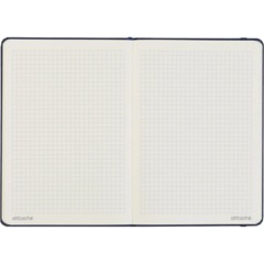 Бизнес-блокнот Attache А5 (148x218 мм), ЭССЕ,балакр,80л.,резин,клетка,синий - фото 6