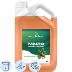 Мыло жидкое антибак хоз SIMPLE LINE 4 Needles, 3л