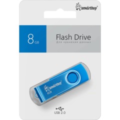 Флеш-память Smartbuy UFD 2.0 8GB Twist Blue (SB008GB2TWB) - фото 3