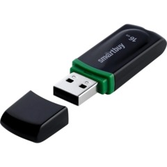 Флеш-память Smartbuy UFD 2.0 16GB Paean Black (SB16GBPN-K) - фото 2