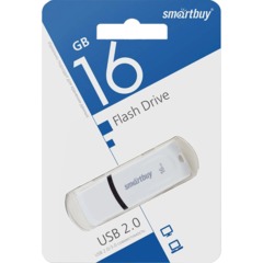 Флеш-память Smartbuy UFD 2.0 16GB Paean White (SB16GBPN-W) - фото 3