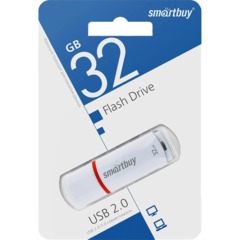 Флеш-память Smartbuy UFD 2.0 32GB Crown White (SB32GBCRW-W) - фото 3