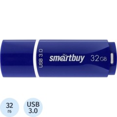 Флеш-память Smartbuy UFD 3.0 32GB Crown Blue (SB32GBCRW-Bl) - [bulk