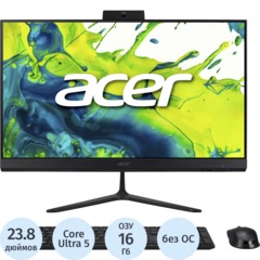 Моноблок Acer Aspire C24B(DQ.BSZCD.002)23.8/FHD/U5 225u/16GB/SSD512/KBM/Esh