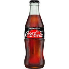 Напиток Coca-Cola Zero Zuccheri, газ стекло 0,2л