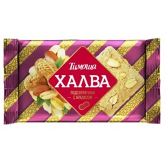 Халва Тимоша подсолнечная с арахисом, 250г