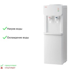 Кулер AEL LD-AEL-87c white арт.00488,для воды шкафчик нагрев/ электр охл - фото 10