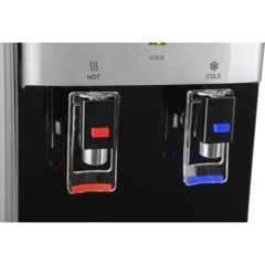 Кулер AEL LD-AEL-40c silver/black  для воды,шкафчик нагрев/электр охл - фото 3