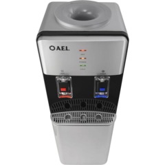 Кулер AEL LD-AEL-40c silver/black  для воды,шкафчик нагрев/электр охл - фото 4