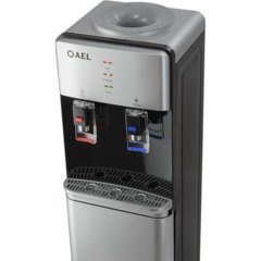 Кулер AEL LD-AEL-40c silver/black  для воды,шкафчик нагрев/электр охл - фото 14