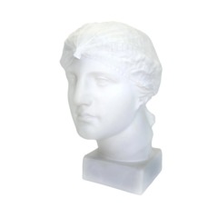 Шапочка Шарлотта 12 гр, белая, удл.,12UNT007ШR1БЕЛ/ 007-1766,100шт/уп