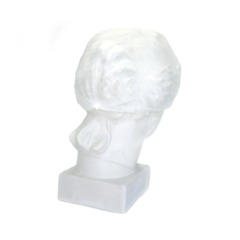 Шапочка Шарлотта 12гр, белая, удл,2 рез,12UNT007ШR2БЕЛ/ 007-1650, 100 шт/уп - фото 3