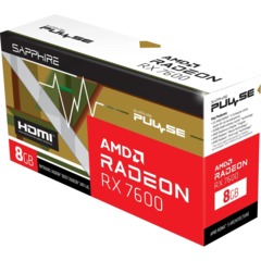 Видеокарта Sapphire RX7600 PULSE 8GB, 3xDP HDMI(11324-01-20G) - фото 6