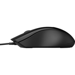 Мышь компьютерная HP проводная Wired Mouse 100 черный (6VY96AA) - фото 2