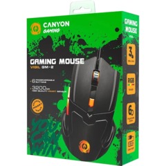 Мышь компьютерная CANYON пров. GM-2 черный (CND-SGM02RGB) - фото 6