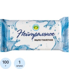 Мыло туалетное Нейтральное в цв уп 100 гр
