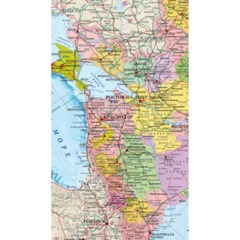 Карта настенная Россия политико-администр/1:4млн.2,17х1,60м,КН130 - фото 4