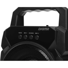 Портативная акустика Digma D-PS1500 черный 10W 1.0 BT 10м 500mAh (SP1500B) - фото 2