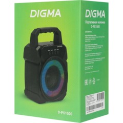 Портативная акустика Digma D-PS1500 черный 10W 1.0 BT 10м 500mAh (SP1500B) - фото 10