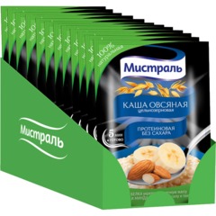 Каша овсяная Мистраль Протеиновая 40гx12шт/уп