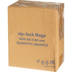 Пакет с замком (Zip Lock) 6х8 см, 20 мкм, 1000 шт/уп - фото 4