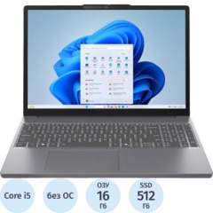 Ноутбук Lenovo IP Slim 3 15IRH10(83K100D6UE)i5-13420H/16Gb/512Gb/15.3/NoOS