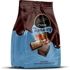 Конфеты шоколадные Марсианка Сбивная Тирамису 200гx10шт/уп - фото 5