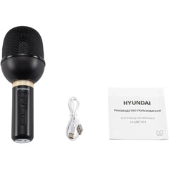 Микрофон Hyundai H-MIC101, черный, беспроводной - фото 9