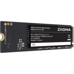 SSD накопитель Digma PCIe 3.0 x4 512GB DGSM3512GP53T Mega P5 M.2 2280 - фото 2