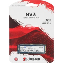 SSD накопитель Kingston PCIe 4.0 x4 4TB SNV3S/4000G NV3 M.2 2280 - фото 2