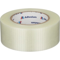 Клейкая лента армированная Adhezium SR 1140, 50ммx50м,  прозрачная - фото 3