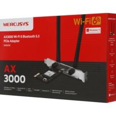 Сетевой адаптер WiFi + Bluetooth Mercusys MA80XE PCI Express - фото 7
