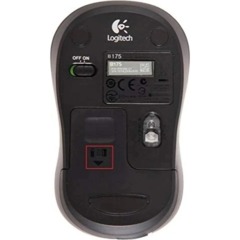 Мышь компьютерная Logitech B175 черн. 1000dpi беспр. USB 2but(910-004332) - фото 3