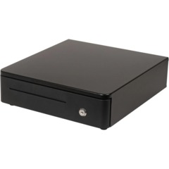 Денежный ящик H330R с открыванием Push-On черный - фото 3