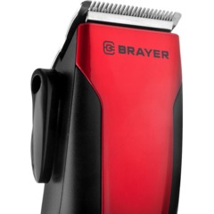 Машинка для стрижки BRAYER 3431BR сетевая. Мощ.15Вт. Стальные лезвия - фото 5