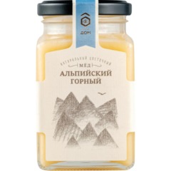 Мед Медовый Дом натуральный цветочный Альпийский горный стекло, 320г