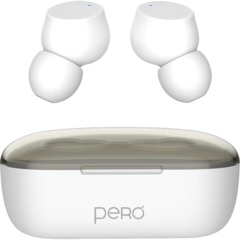 Наушники Pero TWS07 Invisible White, bluetooth - фото 2