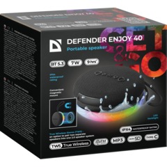 Портативная акустика Defender Enjoy 40, 7Вт, Magnet/BT/IPX4/FM/TF/TWS - фото 6