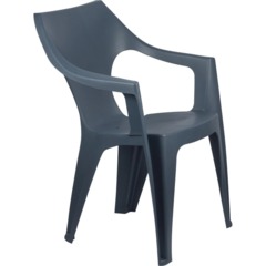 Кресло PR_Decorona DeForma 550x535x785 мм графитовый шторм - фото 2