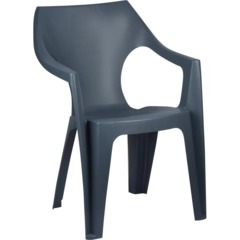 Кресло PR_Decorona DeForma 550x535x785 мм графитовый шторм - фото 7