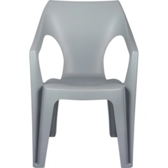Кресло PR_Decorona DeForma 550x535x785 мм дымчатый кварц - фото 5