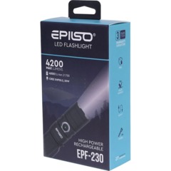 Фонарь EPILSO EPF-230 (карманный, CREE XHP50.2 20W, аккум. 21700) - фото 10