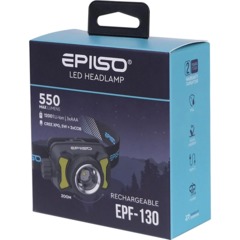 Фонарь EPILSO EPF-130 (налобный, CREE XPG 5W + 2COB, аккум. 1200mAh / ААА) - фото 10