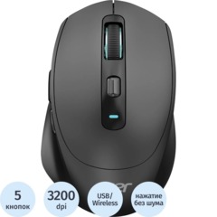 Мышь компьютерная Acer OMR504 черн,3200dpi,BT/Radio/USB (ZL.MCE11.01D)