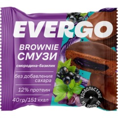 Пирожное Брауни Кейк Смузи со вкусом смородина-базилик 320г