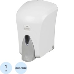 Дозатор для мыла-пены Luscan Professional 1000мл F6, бело-серый пластик