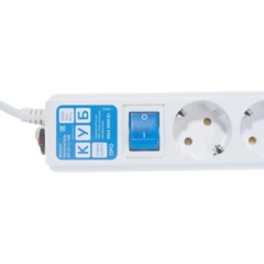 Сетевой фильтр Power Cube PRO 6р/1.9м 16А/3,5кВт бел (SPL(5+1)-16B-P-1,9M) - фото 2